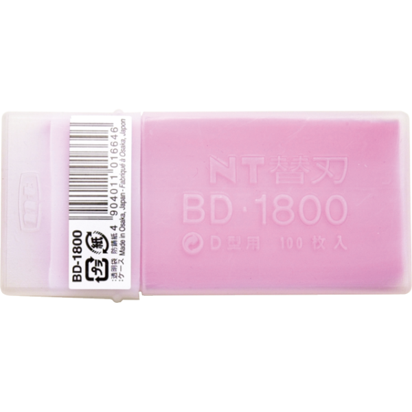 BD-1800 - 9mm 30 Degree Silver Blades - 100 Pack