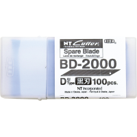 BD-2000 - 9mm 30 Degree Black Blades - 100 Pack