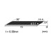 BD-2000 - 9mm 30 Degree Black Blades - 100 Pack